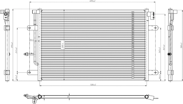 Condenser, air conditioning (7110124)