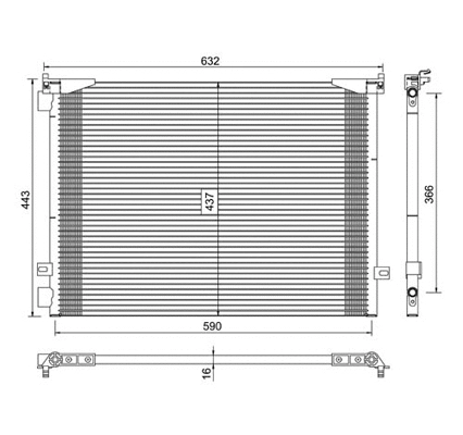 Condenser, air conditioning (7110393)
