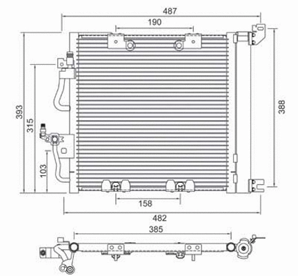 Condenser, air conditioning (7110106)