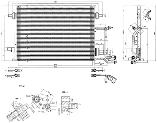 Condenser, air conditioning (7110452)
