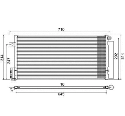 Condenser, air conditioning