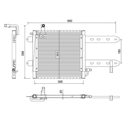 Condenser, air conditioning (7110331)