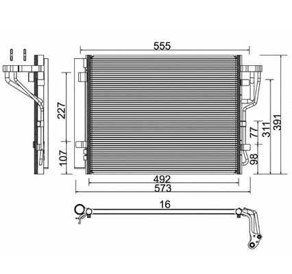 Condenser, air conditioning (7110334)