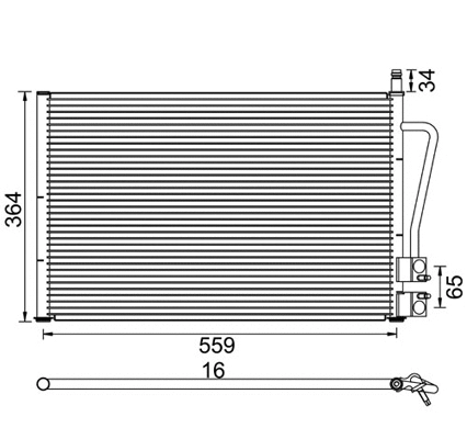Condenser, air conditioning (7110148)