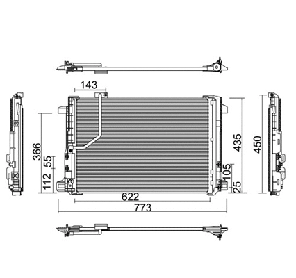 Condenser, air conditioning (7110481)