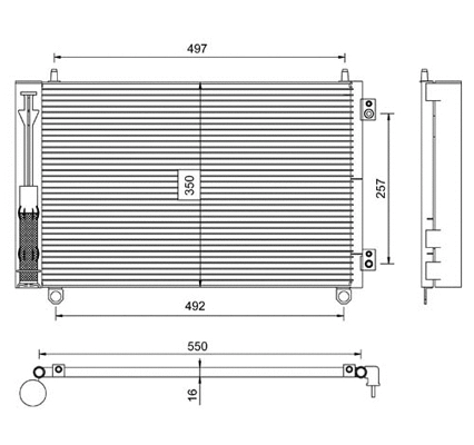 Condenser, air conditioning