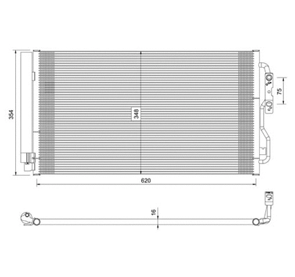 Condenser, air conditioning (7110743)