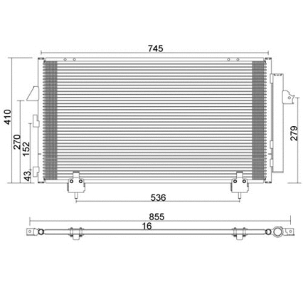 Condenser, air conditioning (7110217)
