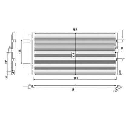 Condenser, air conditioning (7110802)