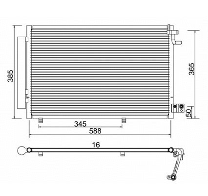 Condenser, air conditioning