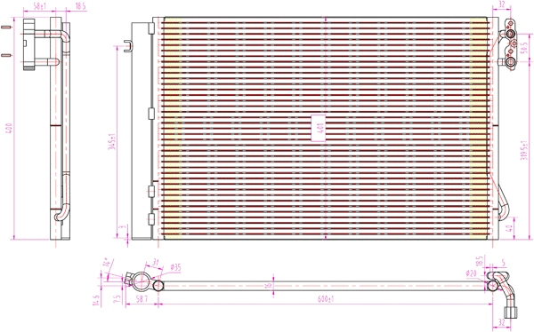 Condenser, air conditioning (7110321)