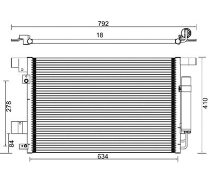 Condenser, air conditioning (7110327)