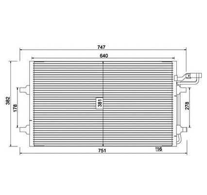 Condenser, air conditioning (7110525)