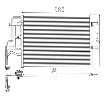 Condenser, air conditioning (7110489)