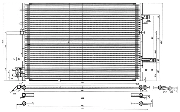 Condenser, air conditioning (7110126)