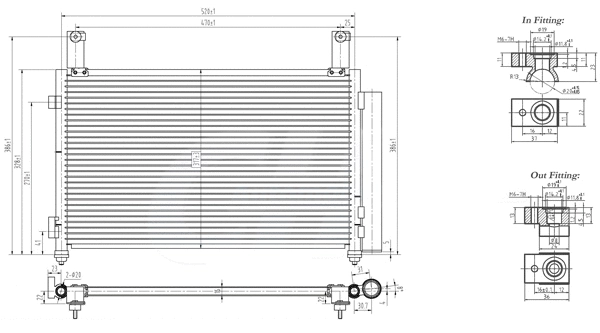 Condenser, air conditioning (7110262)