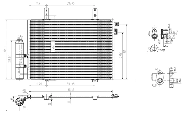 Condenser, air conditioning