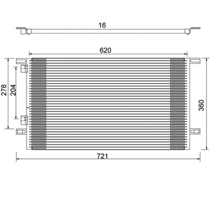 Condenser, air conditioning (7110253)