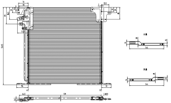 Condenser, air conditioning (7110275)
