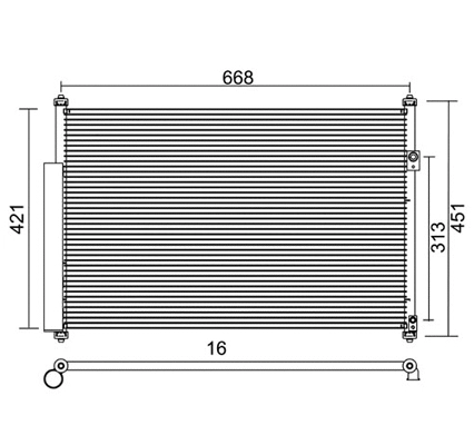 Condenser, air conditioning (7110381)