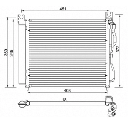 Condenser, air conditioning (7110527)