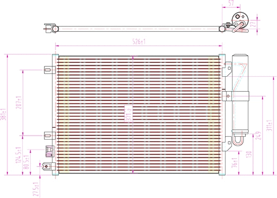 Condenser, air conditioning (7110119)