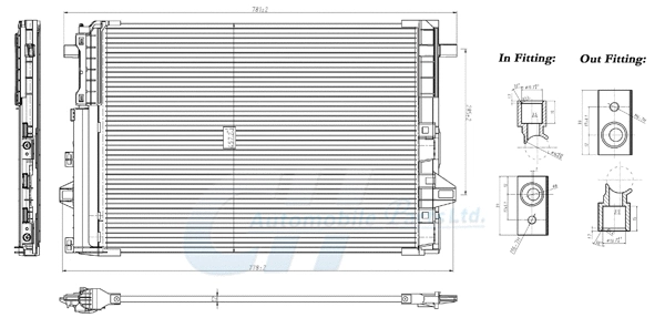 Condenser, air conditioning (7110890)
