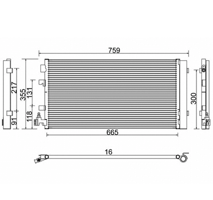 Condenser, air conditioning