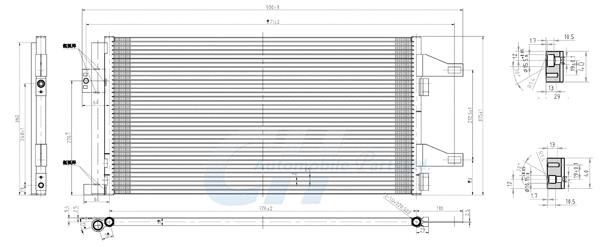 Condenser, air conditioning (7110501)