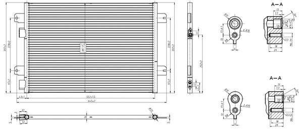 Condenser, air conditioning (7110259)