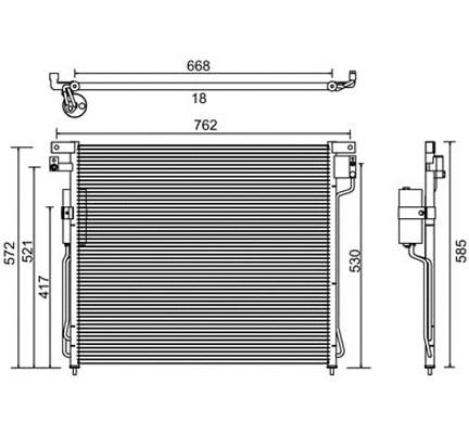 Condenser, air conditioning (7110268)