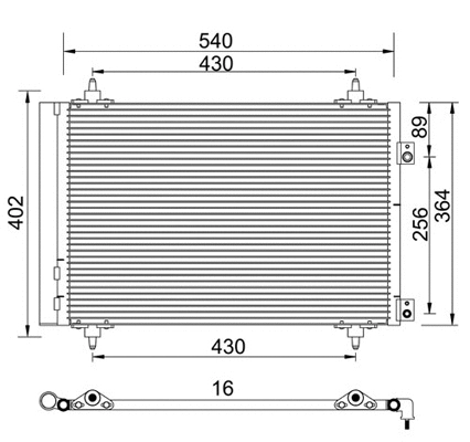 Condenser, air conditioning (7110146)