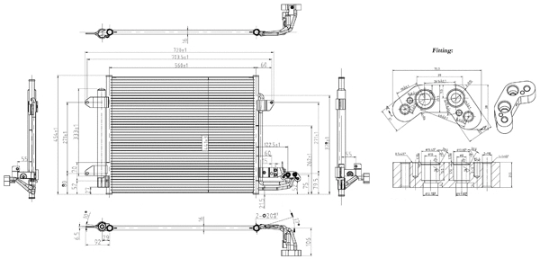 Condenser, air conditioning (7110214)