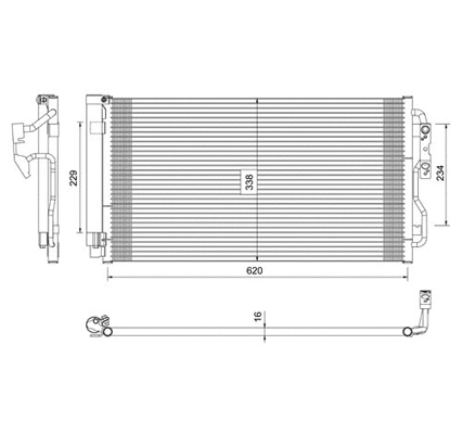 Condenser, air conditioning
