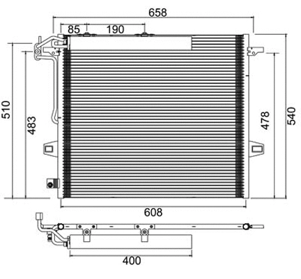 Condenser, air conditioning