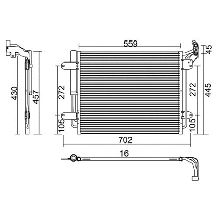 Condenser, air conditioning (7110384)