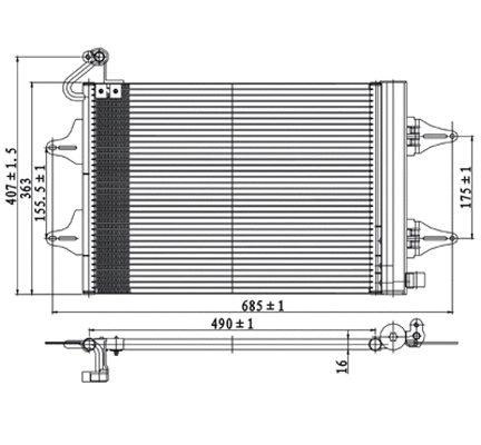 Condenser, air conditioning (7110158)