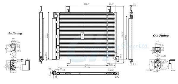 Condenser, air conditioning (7110631)
