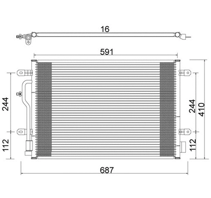 Condenser, air conditioning (7110221)
