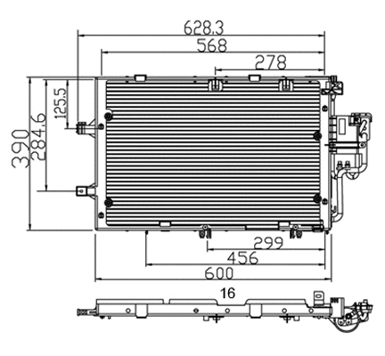 Condenser, air conditioning