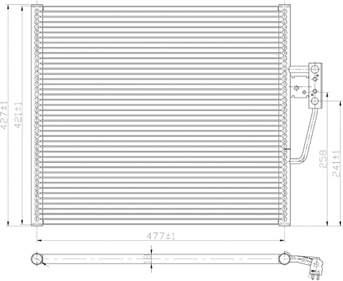 Condenser, air conditioning (7110366)