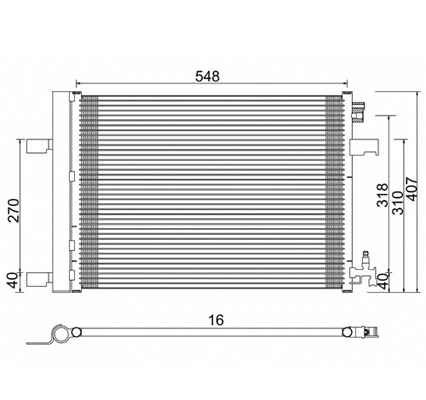 Condenser, air conditioning (7110590)