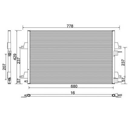 Condenser, air conditioning (7110309)