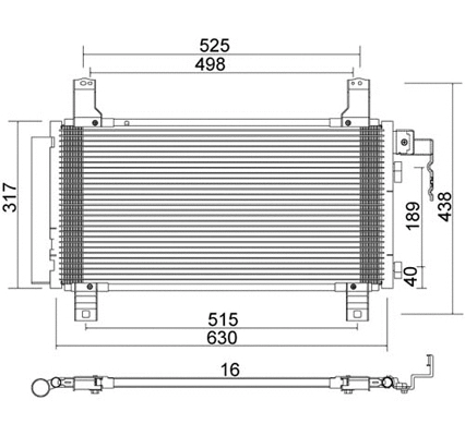 Condenser, air conditioning (7110467)