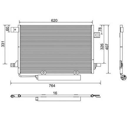 Condenser, air conditioning (7110144)