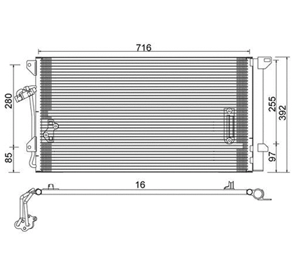 Condenser, air conditioning (7110399)
