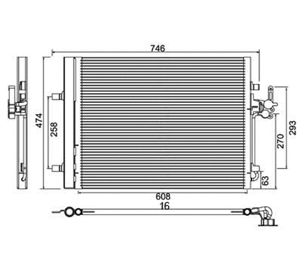 Condenser, air conditioning