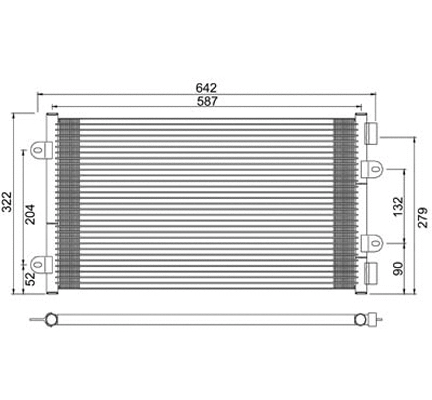 Condenser, air conditioning (7110227)