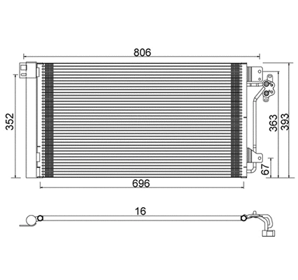 Condenser, air conditioning (7110506)