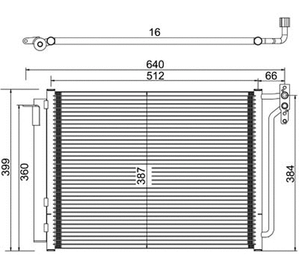 Condenser, air conditioning (7110161)